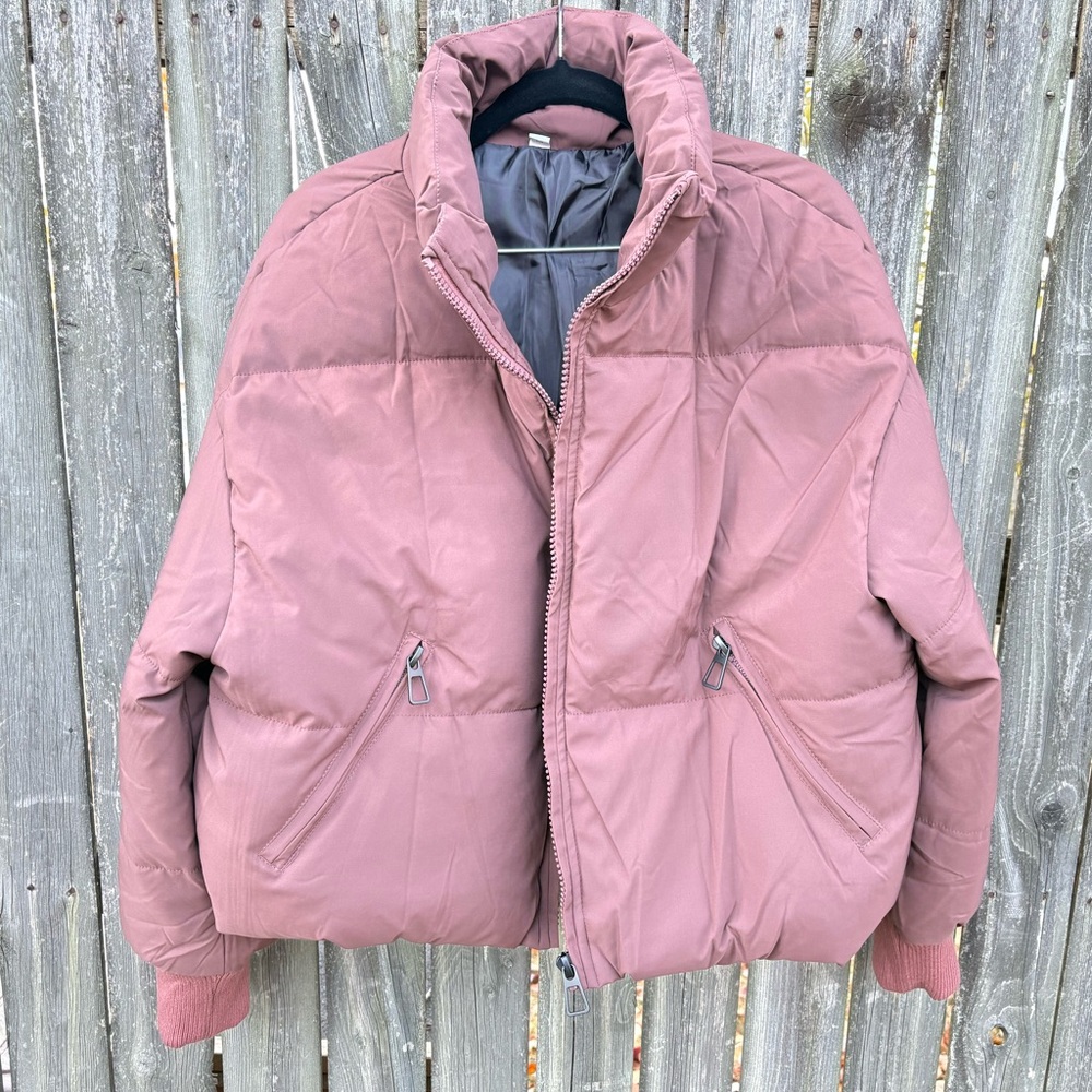 Puffer Jacket - Brown / M